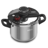 Nồi áp suất inox 304 an toàn 5L-6L-8L, phù hợp bếp từ và bếp ga, chính hãng, giảm 18%