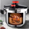 Nồi áp suất inox 304 an toàn 5L-6L-8L, phù hợp bếp từ và bếp ga, chính hãng, giảm 18% 5