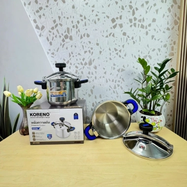 Nồi áp suất inox 304 chống nổ, dùng cho bếp từ, ga, hồng ngoại - dung tích 6-8 lít, giá ưu đãi 980.000 VND 7