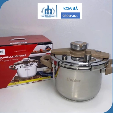 Nồi áp suất inox 304 Engler EL9.112 6L - Lòng inox an toàn, đa năng, mọi bếp - Kim Hà 2 Nồi áp suất inox 304 Engler EL9.112 6L - Lòng inox an toàn, đa năng, mọi bếp - Kim Hà 2