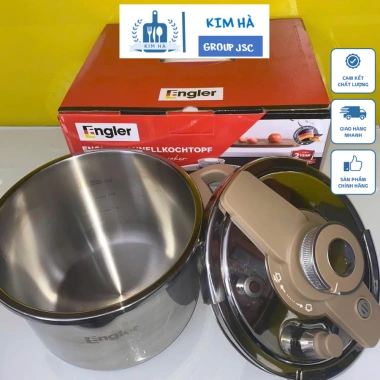 Nồi áp suất inox 304 Engler EL9.112 6L - Lòng inox an toàn, đa năng, mọi bếp - Kim Hà