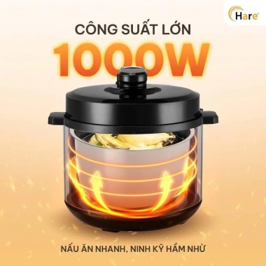 Nồi áp suất inox 6L công suất 1.000W - Bảo hành 12 tháng, giá ưu đãi 1.43 triệu 5