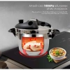 Nồi áp suất inox đa năng Seka SK5.859 4L 6L, dung tích lớn, tặng vung kính cường lực, giá ưu đãi 1,29 triệu 7