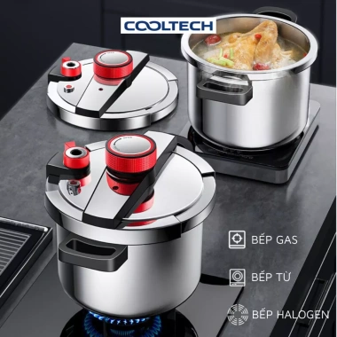 Nồi áp suất inox đáy từ Mitomo 304AEU - Bảo hành 12 tháng, giảm giá 1.499.000₫