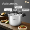 Nồi Áp Suất Inox Hare HR-PA2.106 6L Đáy 5 Lớp Van An Toàn 3 Cấp Nấu Nhanh Giá 1,2 Triệu 6