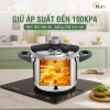 Nồi Áp Suất Inox Hare HR-PA2.106 6L Đáy 5 Lớp Van An Toàn 3 Cấp Nấu Nhanh Giá 1,2 Triệu 7