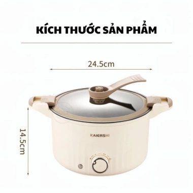 Nồi Áp Suất KAIERSHI 4L Đa Năng - Hầm, Lẩu, Xào, Hẹn Giờ, Tiện Lợi, Giá 289.080 VND 7