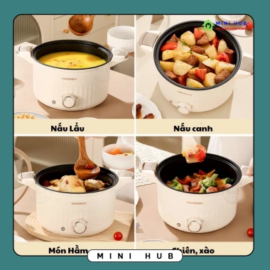 Nồi Áp Suất KAIERSHI 4L Đa Năng - Hầm Lẩu Xào, Hẹn Giờ Tiện Lợi, Giá 309.909₫ 7