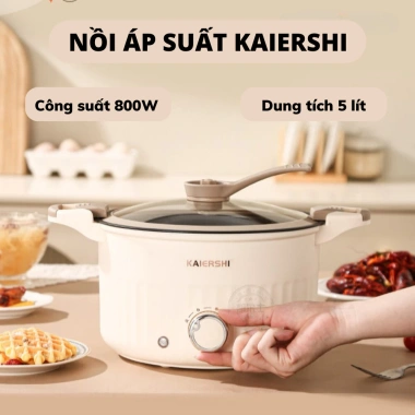 Nồi Áp Suất KAISER Chính Hãng – Nhiều Chế Độ, Tự Động Hẹn Giờ, Dung Tích Lớn 6L 7