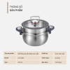 Nồi áp suất Lock&King LK-3.126 6.3L inox 316 kèm xửng hấp đáy - dùng mọi bếp, giá 1.169.000₫ 10