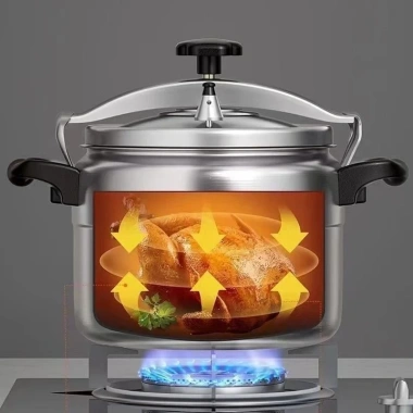 Nồi áp suất nhôm Fujika 4L‑7L dùng cho bếp từ, gas, hồng ngoại – Hàng chính hãng, giảm còn 410.000₫ 4
