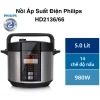 Nồi Áp Suất Philips 5-6L Chính Hãng - Dung tích lớn, Bảo hành 24 tháng, Giá ưu đãi 1,320,000 VND 2