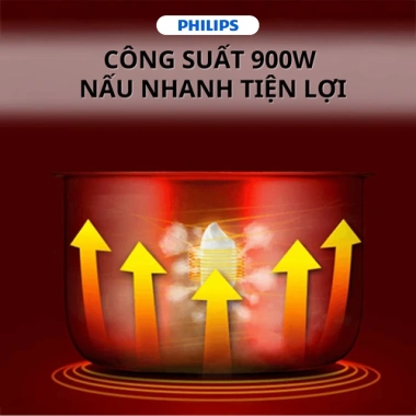 Nồi áp suất Philips HD2.103/66 5.0L 900W - 14 chế độ nấu, giảm giá tới 21% - chỉ giao HN & HCM 6 Nồi áp suất Philips HD2.103/66 5.0L 900W - 14 chế độ nấu, giảm giá tới 21% - chỉ giao HN & HCM 6