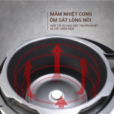 Nồi Áp Suất SHARP KS-130 Lòng Đá Bền Dùng 2-3 Người Free Ship Bảo Hành 12 Tháng 8 Nồi Áp Suất SHARP KS-130 Lòng Đá Bền Dùng 2-3 Người Free Ship Bảo Hành 12 Tháng 8