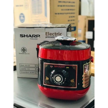 Nồi áp suất Sharp KS-132 3,2L nhỏ gọn, bảo hành 12 tháng, giá 900k