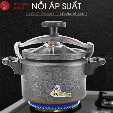 Nồi Áp Suất Sikma Đa Năng 20-22-24cm An Toàn Dùng Cho Bếp Gas và Hồng Ngoại - Nấu Ăn Ngon Mỗi Ngày