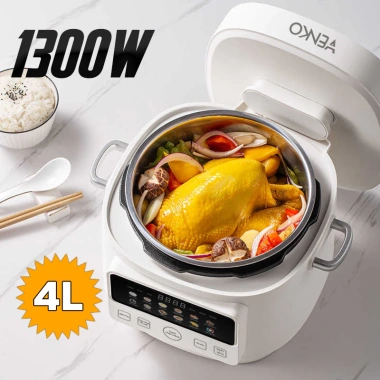 Nồi áp suất Venko VKP4L10 4L 10 chế độ thông minh 1.300W hẹn giờ 24h 3 chế độ chín - Giá chỉ 1,28 triệu 3
