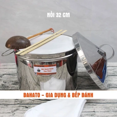 Nồi bánh cuốn truyền thống Bahato 32cm - Gốm sứ cao cấp, giảm 23% chỉ 840.000