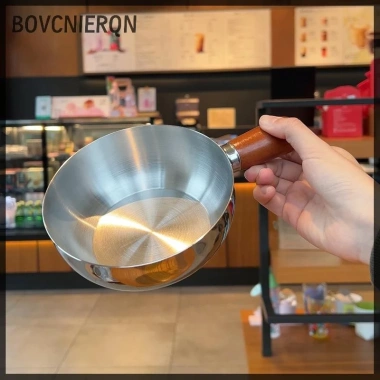 Nồi Bát Inox Quả Óc Chó Gỗ Tay Cầm – Dụng Cụ Nhà Bếp, Salad, Sữa Chua – Giá 67.760₫