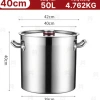 Nồi Cao Inox Đáy Dày 20-100L Cho Bếp Tứ - Luộc Ga, Hầm Xương, Nấu Bánh Chưng 550k 8