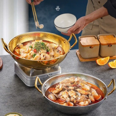 Nồi & Chảo Lẩu Inox 304 Hàn Quốc Vân Chấm Búa Sang Trọng BEFULO POT 005 - Giá 130.500₫ 3 Nồi & Chảo Lẩu Inox 304 Hàn Quốc Vân Chấm Búa Sang Trọng BEFULO POT 005 - Giá 130.500₫ 3