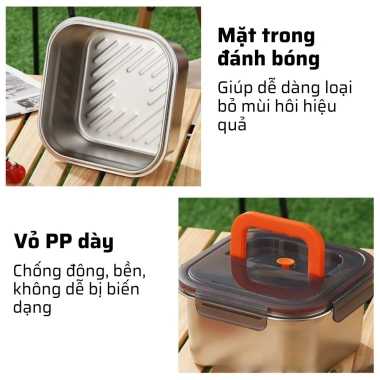 Nồi Chiên Inox 316 Handuhome Đa Năng Chiên Nướng Hấp Chống Dính - Giá 200.000đ 7 Nồi Chiên Inox 316 Handuhome Đa Năng Chiên Nướng Hấp Chống Dính - Giá 200.000đ 7
