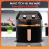 Nồi chiên không dầu 10L Nineshield KB-8.001M chính hãng, đa năng, bảo hành 12 tháng - Giá chỉ 539.000₫