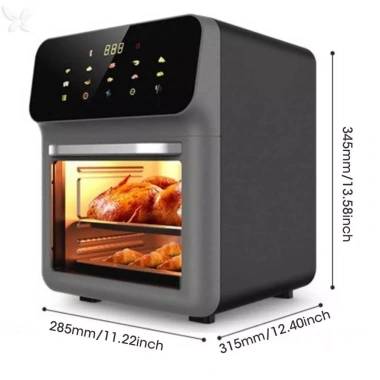 Nồi chiên không dầu 12L nhanh 360, lò nướng đối lưu, giao nhanh 7