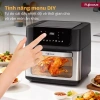Nồi chiên không dầu 16L FUJIHOME 2.100W Lò nướng mini cảm ứng 3D 8 chế độ quay gà nguyên con giảm giá 25% chỉ 2.590.000₫ 5