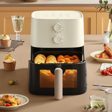 Nồi Chiên Không Dầu 5L Bear AF-4H15K - Hàng Chính Hãng, Giảm Giá Đến 1.05 Triệu, Chiên Giòn, Tiết Kiệm Dầu