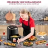 Nồi chiên không dầu 5L Fujihome nhập khẩu, tự ngắt, chống dính cao cấp, giá 630.000₫ 2