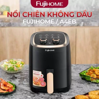 Nồi chiên không dầu 5L Fujihome nhập khẩu, tự ngắt, chống dính cao cấp, giá 630.000₫ 3