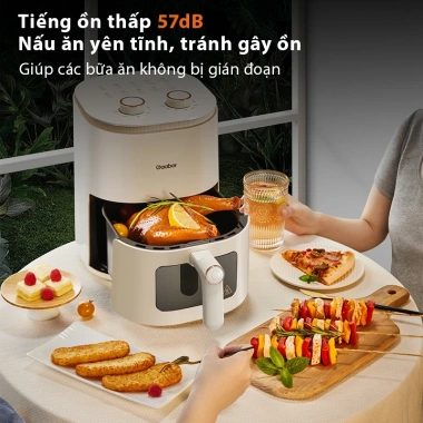 Nồi chiên không dầu 5L Gaabor AF-45M01A cửa kính, núm xoay tuần hoàn khí nóng - Giá 1,299,000₫ 8 Nồi chiên không dầu 5L Gaabor AF-45M01A cửa kính, núm xoay tuần hoàn khí nóng - Giá 1,299,000₫ 8