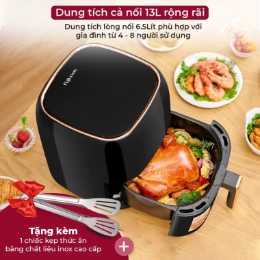 Nồi chiên không dầu 6,5L FUJIHOME tự ngắt, chống dính, chính hãng - Giá chỉ 747.000₫ 9 Nồi chiên không dầu 6,5L FUJIHOME tự ngắt, chống dính, chính hãng - Giá chỉ 747.000₫ 9