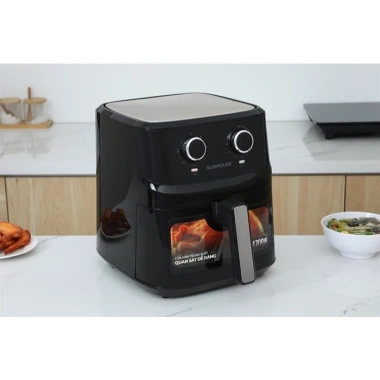 Nồi chiên không dầu 6.5L SUNHOUSE SHD4.030 - Giá ưu đãi 1.05tr, công suất 1.700W, tiết kiệm năng lượng