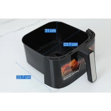 Nồi chiên không dầu 6.5L SUNHOUSE SHD4.030 - Giá ưu đãi 1.05tr, công suất 1.700W, tiết kiệm năng lượng