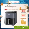 Nồi Chiên Không Dầu 6L Bear 1.600W - 2 Tốc Độ Gió Mềm Giòn, BH 18 Th, 1.690.000₫