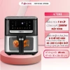 Nồi chiên không dầu 7L FUJIHOME - Mặt kính chịu nhiệt, tự ngắt, tặng gắp, giảm 16% 10