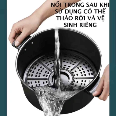 Nồi Chiên Không Dầu 9L CAMEL chính hãng, nút vặn cơ, BH 24 tháng - Giá 920.000