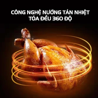 Nồi Chiên Không Dầu 9L CAMEL chính hãng, nút vặn cơ, BH 24 tháng - Giá 920.000 7 Nồi Chiên Không Dầu 9L CAMEL chính hãng, nút vặn cơ, BH 24 tháng - Giá 920.000 7