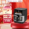 Nồi chiên không dầu 9L FUJIHOME 2.100W, nhiệt kép, mặt kính điện tử 3D, 8 chế độ, giảm giá