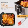 Nồi chiên không dầu 9L FUJIHOME A9DH 2.100W - Cửa kính, 3D cảm ứng, 8 chế độ, 1,590,000₫ 9