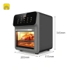 Nồi chiên không dầu Air Fryer 15L màn hình cảm ứng - Giá chỉ 925.000, bảo hành 12 tháng 6
