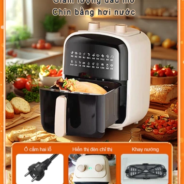 Nồi chiên không dầu AYW 6L đa chức năng, công suất lớn, tiết kiệm điện - 475.000₫