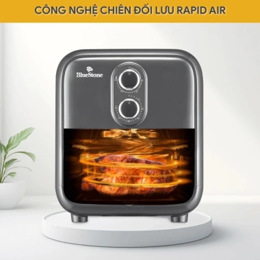 Nồi Chiên Không Dầu Bluestone AFB-5.858 7L 1.800W - Giỏ Kính, Núm Cơ Dễ Dùng, Hàng Chính Hãng, Giá Ưu Đãi 1.549.000 VND