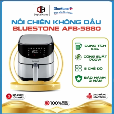 Nồi Chiên Không Dầu BlueStone AFB-5.880 1.700W 5.5L - Giá 1.289.000, bảo hành 24 tháng