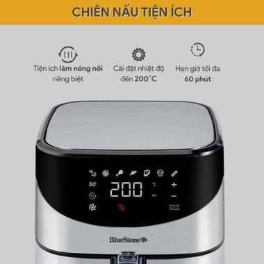 Nồi Chiên Không Dầu BlueStone AFB-5.880 1.700W 5.5L - Giá 1.289.000, bảo hành 24 tháng