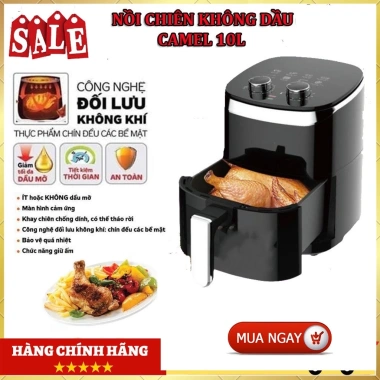 Nồi chiên không dầu Camel 10 lít lọc dầu, chính hãng, giảm giá 22% - Giá 569.000đ 2