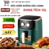 Nồi chiên không dầu Camel 12-15L viền vàng, bảo hành 12 tháng, giảm còn 535.000đ