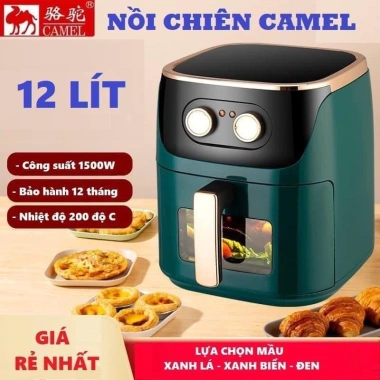Nồi chiên không dầu Camel 12L 13L 15L chính hãng, bảo hành 12 tháng, giảm giá 20% chỉ 579.000đ 5